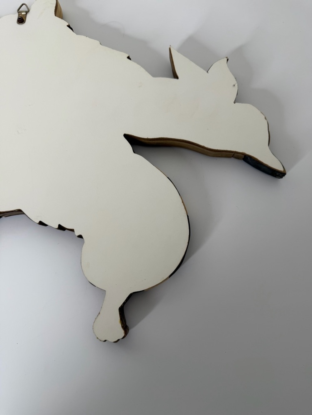 Handcrafted Brown Raccoon Wall Art - Wooden Intarsia - Picture 8 of 10